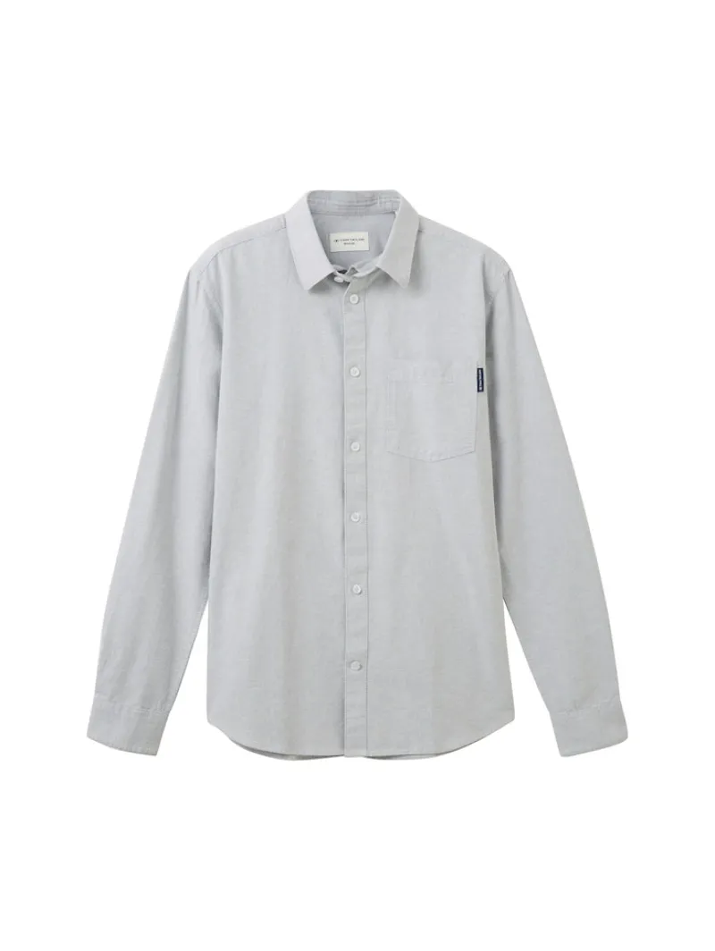 Tom Tailor Hemden|Big Boys*Hemd mit Brusttasche grey mint chambray