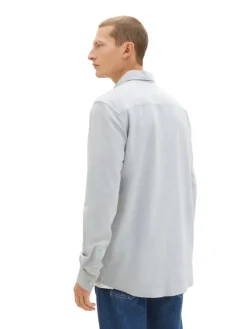 Tom Tailor Hemden|Big Boys*Hemd mit Brusttasche grey mint chambray