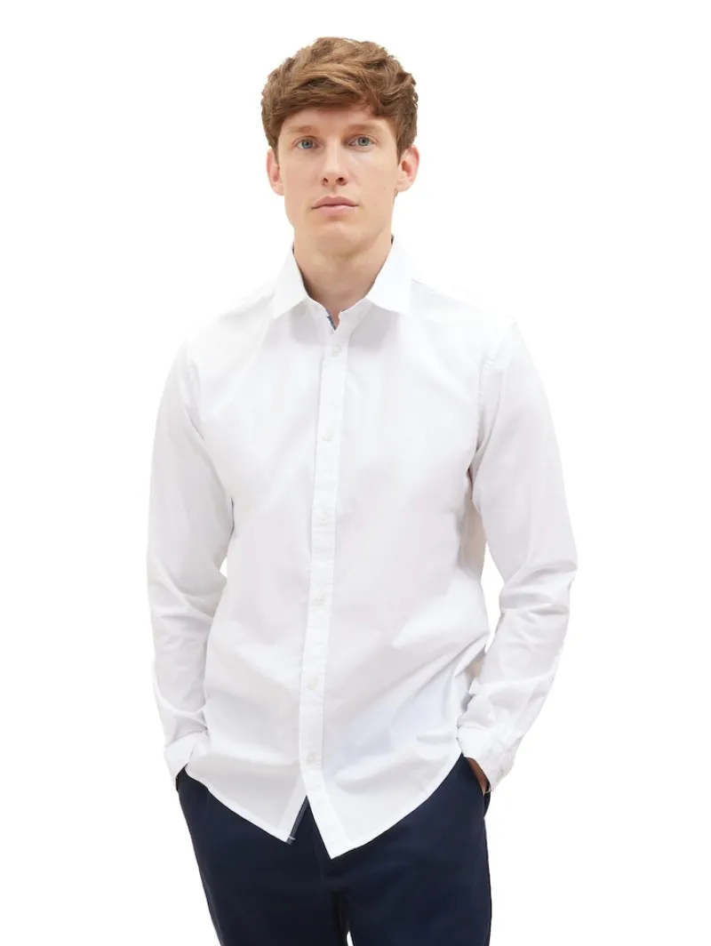 Tom Tailor Hemden|Big Boys*Hemd mit Kentkragen white