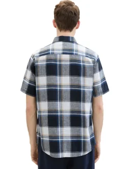 Tom Tailor Hemden|Big Boys*Hemd mit Leinen navy linen check