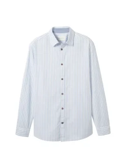 Tom Tailor Hemden|Big Boys*Hemd mit Streifenmuster blue white dobby stripe