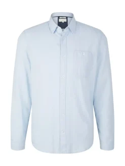 Tom Tailor Hemden|Big Boys*Hemd mit Struktur light blue white structure