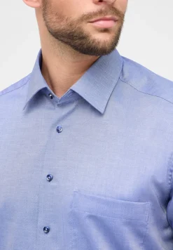 ETERNA Hemden|Big Boys*Hemd Natté Langarm navy