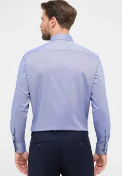 ETERNA Hemden|Big Boys*Hemd Natté Langarm navy