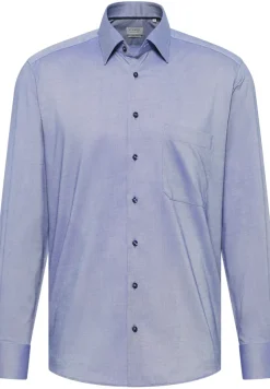 ETERNA Hemden|Big Boys*Hemd Natté Langarm navy