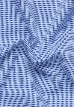 ETERNA Hemden|Big Boys*Hemd Panama Kurzarm Blau