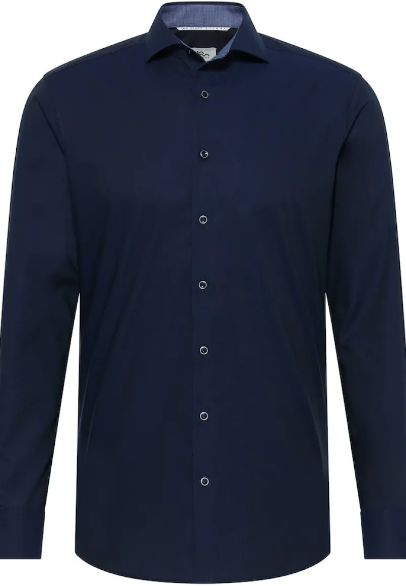 ETERNA Hemden|Big Boys*Hemd Pinpoint Langarm dunkelblau