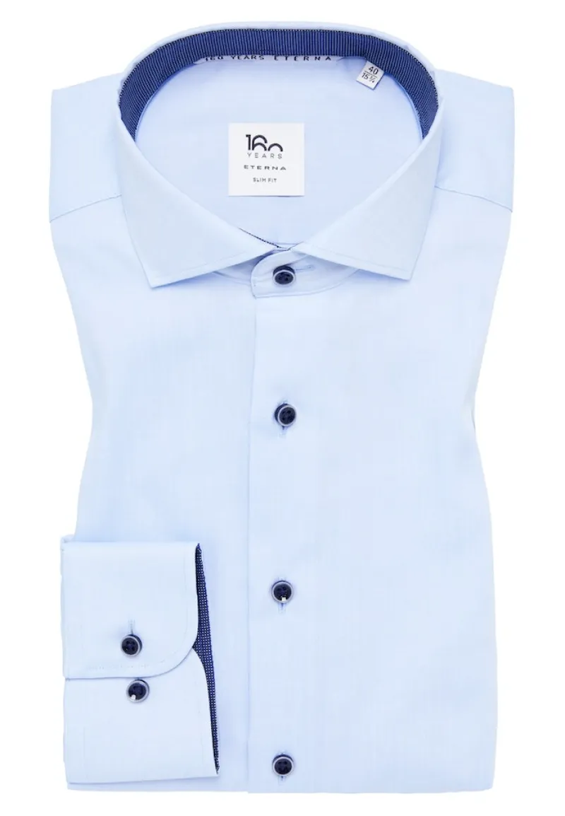 ETERNA Hemden|Big Boys*Hemd Pinpoint Langarm hellblau