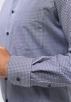 ETERNA Hemden|Big Boys*Hemd Popeline Langarm navy