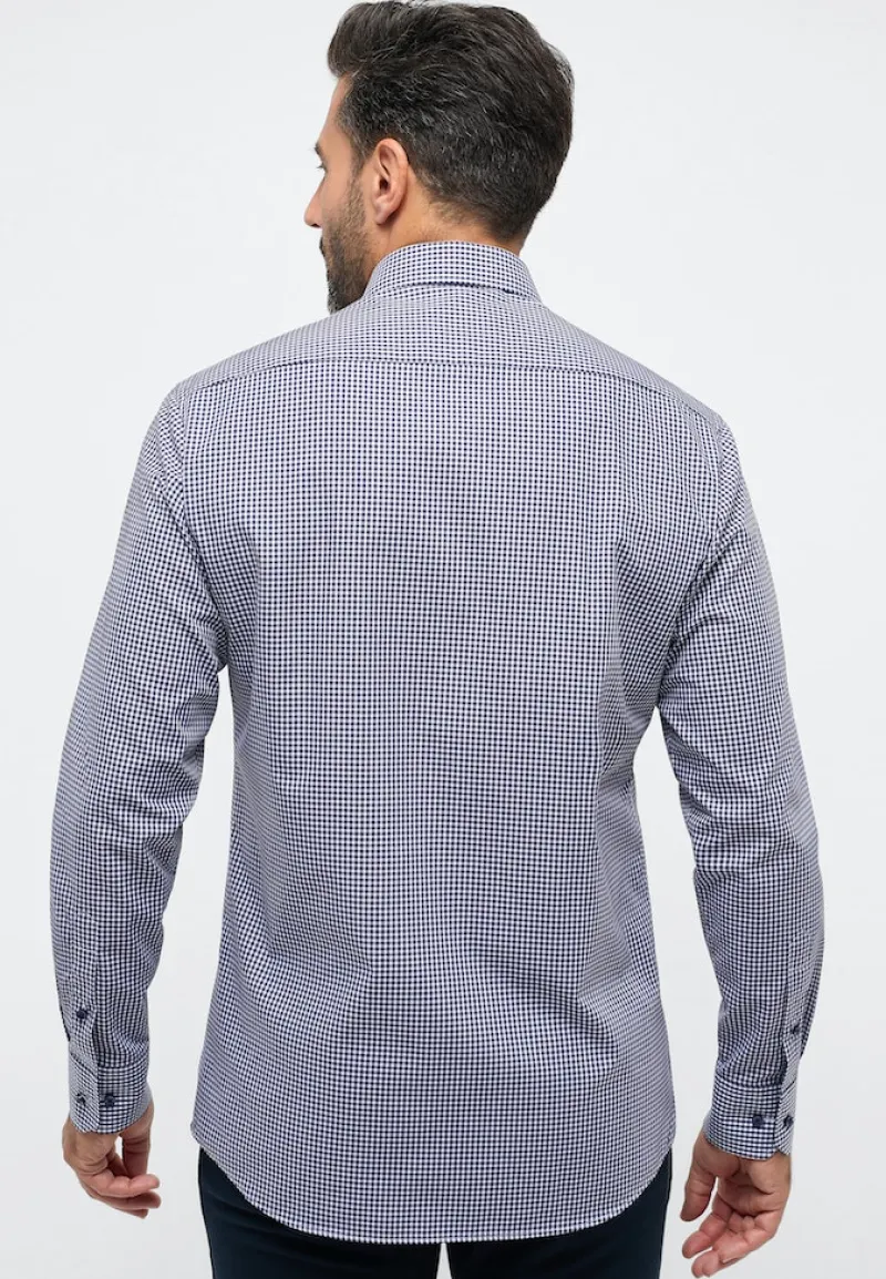 ETERNA Hemden|Big Boys*Hemd Popeline Langarm navy