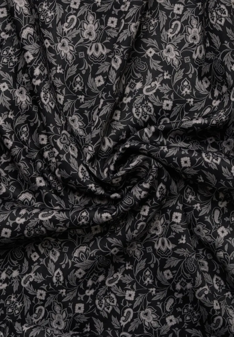 ETERNA Hemden|Big Boys*Hemd Satingewebe Langarm anthrazit