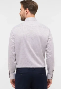 ETERNA Hemden|Big Boys*Hemd Satingewebe Langarm Braun