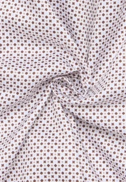 ETERNA Hemden|Big Boys*Hemd Satingewebe Langarm Braun