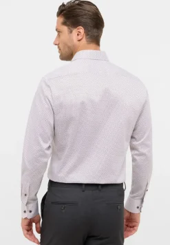 ETERNA Hemden|Big Boys*Hemd Satingewebe Langarm Braun