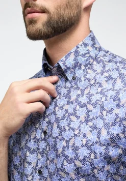 ETERNA Hemden|Big Boys*Hemd Twill Kurzarm Blau