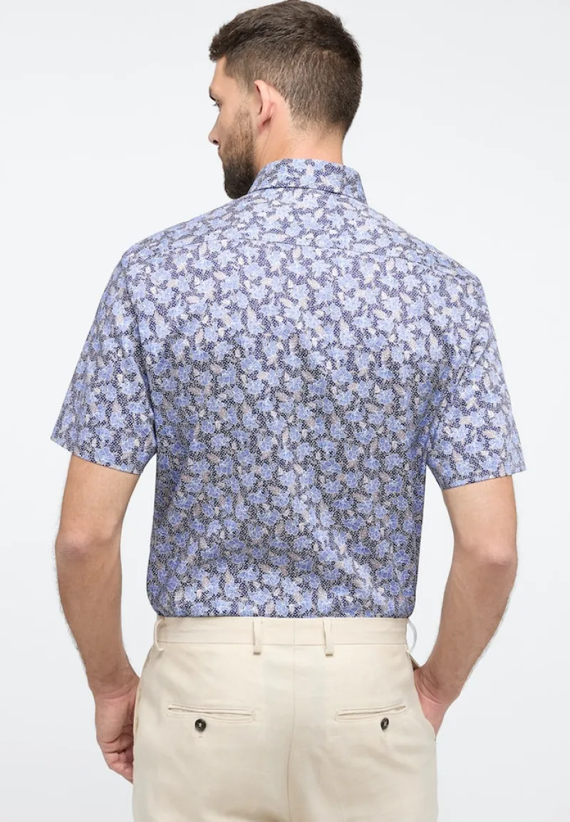 ETERNA Hemden|Big Boys*Hemd Twill Kurzarm Blau