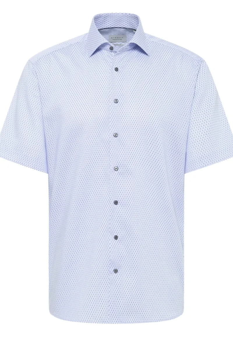 ETERNA Hemden|Big Boys*Hemd Twill Kurzarm hellblau