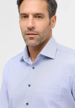 ETERNA Hemden|Big Boys*Hemd Twill Kurzarm mittelblau