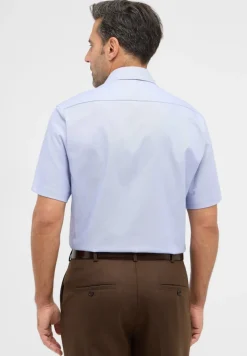 ETERNA Hemden|Big Boys*Hemd Twill Kurzarm mittelblau