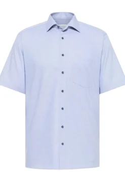 ETERNA Hemden|Big Boys*Hemd Twill Kurzarm mittelblau