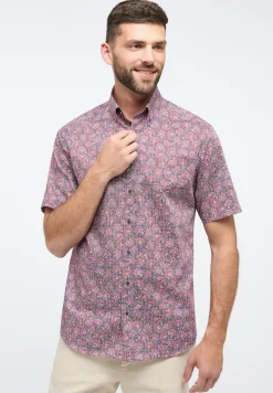 ETERNA Hemden|Big Boys*Hemd Twill Kurzarm Rot