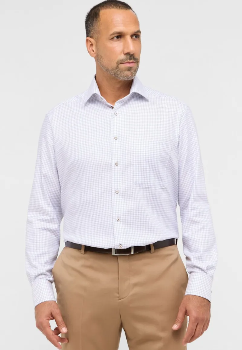 ETERNA Hemden|Big Boys*Hemd Twill Langarm Blau