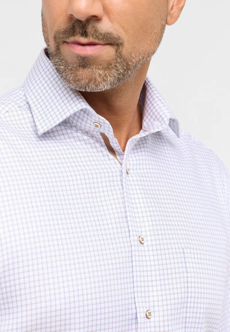 ETERNA Hemden|Big Boys*Hemd Twill Langarm Blau