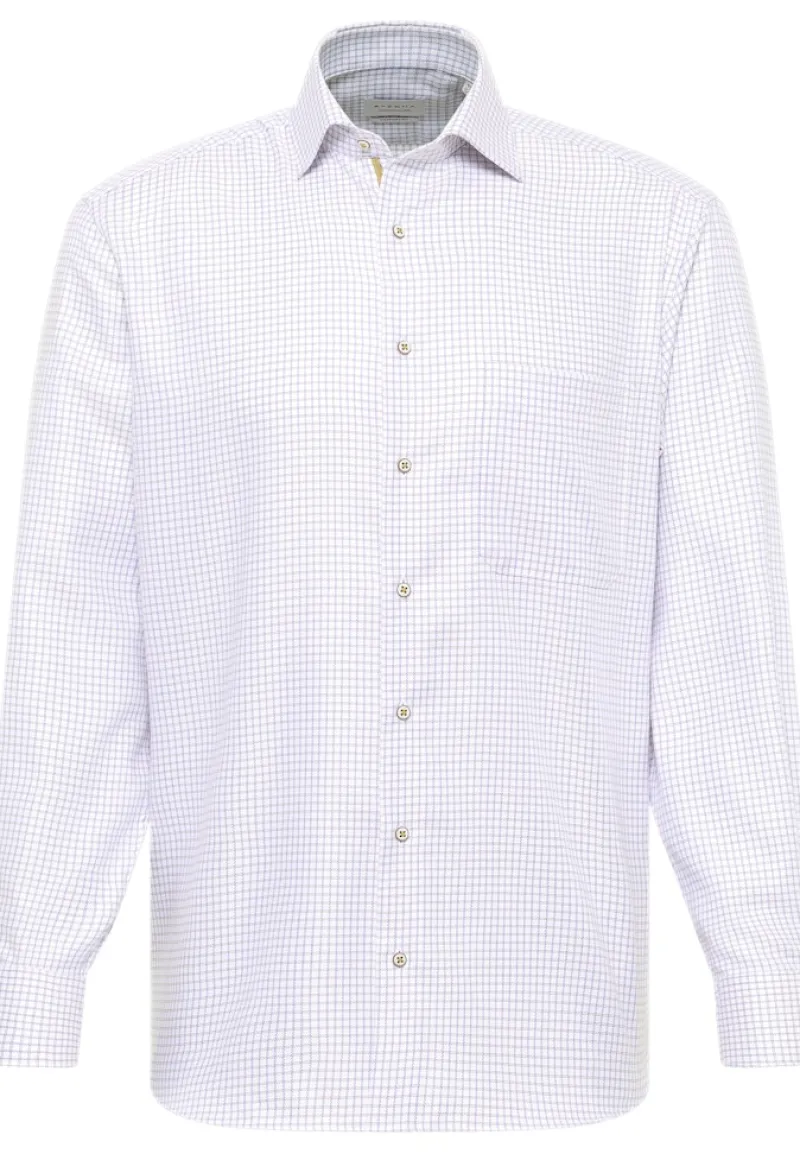 ETERNA Hemden|Big Boys*Hemd Twill Langarm Blau