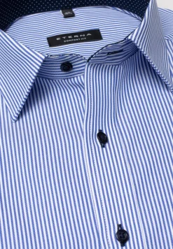 ETERNA Hemden|Big Boys*Hemd Twill Langarm Blau