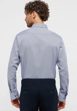 ETERNA Hemden|Big Boys*Hemd Twill Langarm Blau