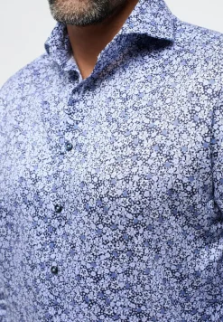 ETERNA Hemden|Big Boys*Hemd Twill Langarm Blau