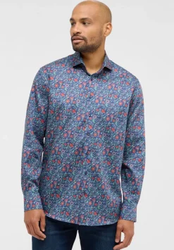 ETERNA Hemden|Big Boys*Hemd Twill Langarm dunkelblau