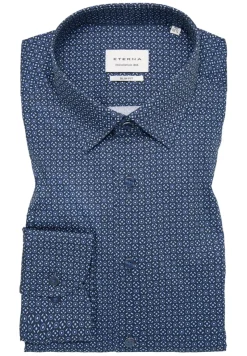 ETERNA Hemden|Big Boys*Hemd Twill Langarm dunkelblau