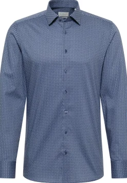 ETERNA Hemden|Big Boys*Hemd Twill Langarm dunkelblau