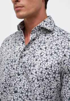 ETERNA Hemden|Big Boys*Hemd Twill Langarm Grau