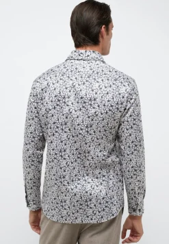 ETERNA Hemden|Big Boys*Hemd Twill Langarm Grau