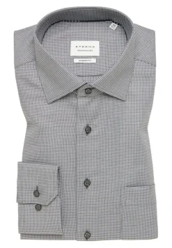 ETERNA Hemden|Big Boys*Hemd Twill Langarm Grau