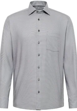 ETERNA Hemden|Big Boys*Hemd Twill Langarm Grau