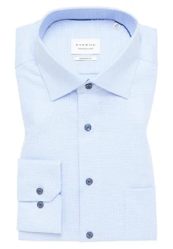 ETERNA Hemden|Big Boys*Hemd Twill Langarm hellblau