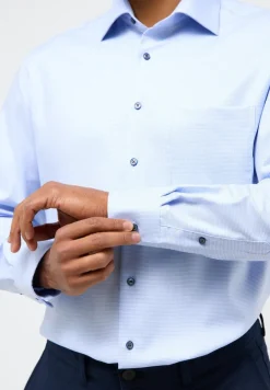 ETERNA Hemden|Big Boys*Hemd Twill Langarm hellblau