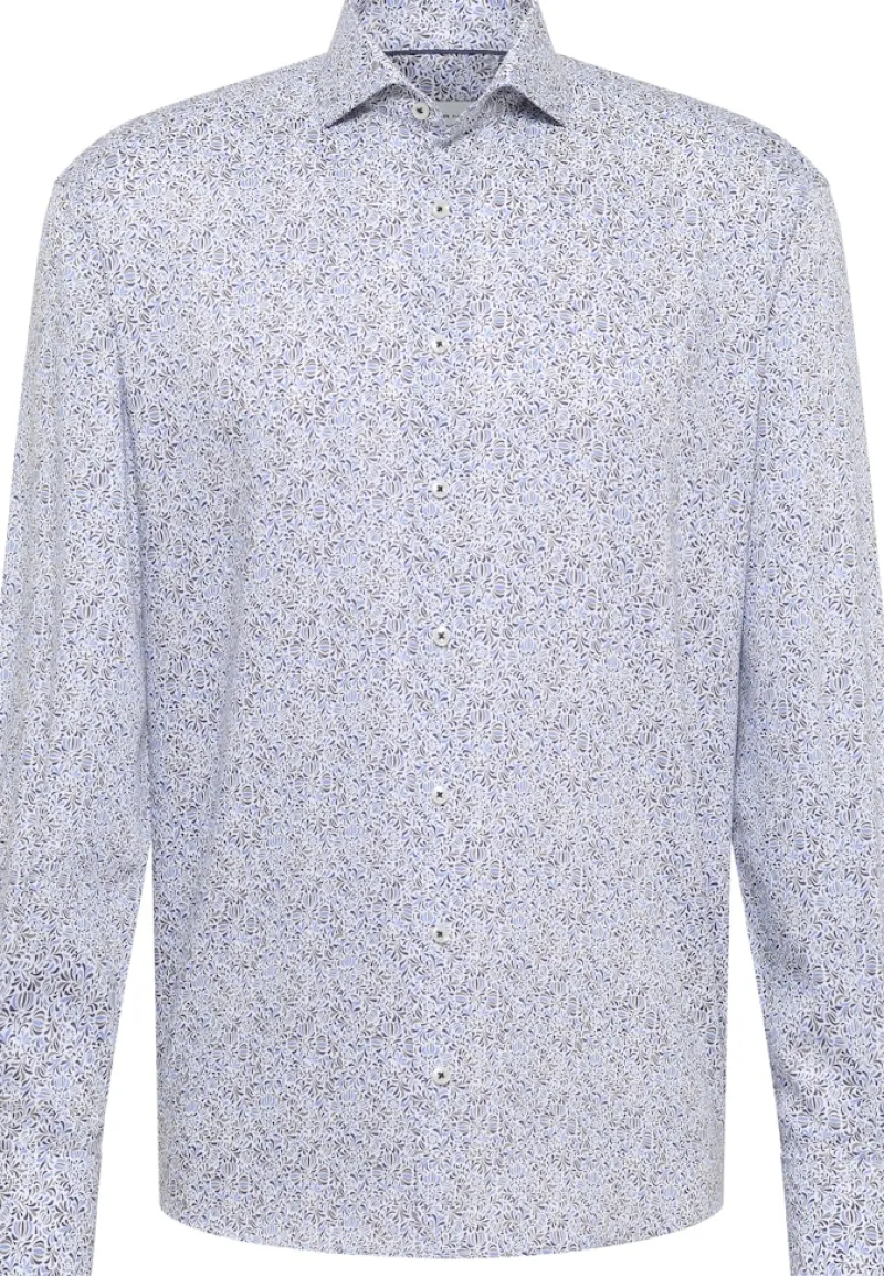 ETERNA Hemden|Big Boys*Hemd Twill Langarm hellblau