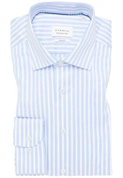 ETERNA Hemden|Big Boys*Hemd Twill Langarm hellblau