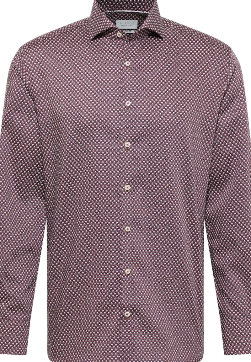 ETERNA Hemden|Big Boys*Hemd Twill Langarm Rot