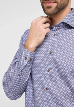 ETERNA Hemden|Big Boys*Hemd Twill Langarm Walnut