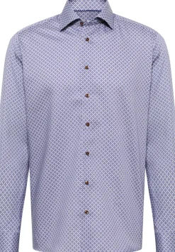 ETERNA Hemden|Big Boys*Hemd Twill Langarm Walnut