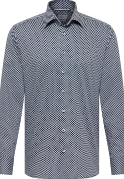 ETERNA Hemden|Big Boys*Hemd Twill super langer Arm (72 cm) navy