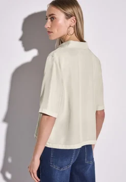 Street One Blusen*Hemdbluse im Washed-Look moonstone sand