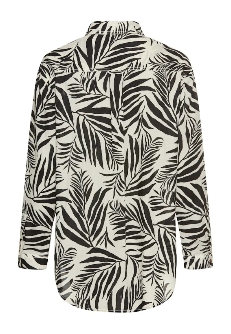 Camel Active Blusen*Hemdbluse mit Blumenprint aus Baumwolle aop