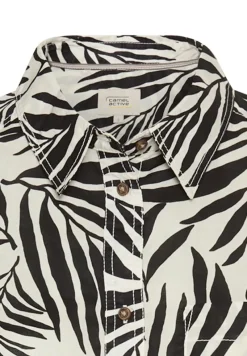 Camel Active Blusen*Hemdbluse mit Blumenprint aus Baumwolle aop