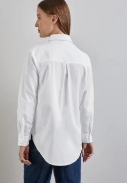 Street One Blusen*Hemdbluse mit Brusttaschen white